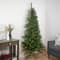 7.5ft. Pre-Lit Real Touch™️ Canyon Pine Artificial Half Wall Christmas Tree, Clear Lights